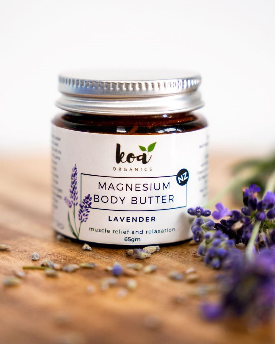 Koa Organics Magnesium Body Butter with Lavender