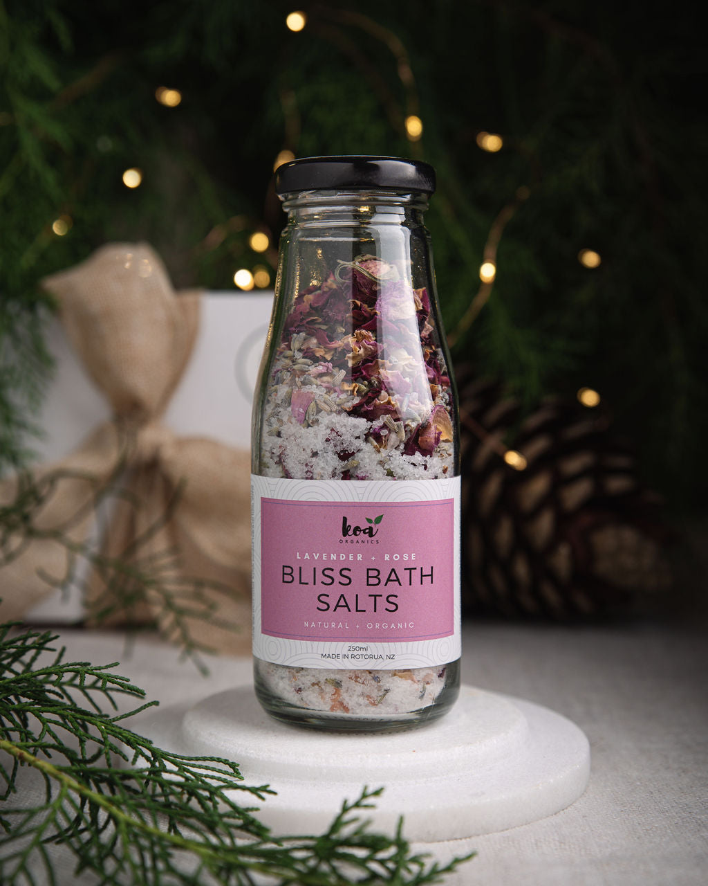 Bliss Bath Salts - Lavender and Rose 250ml