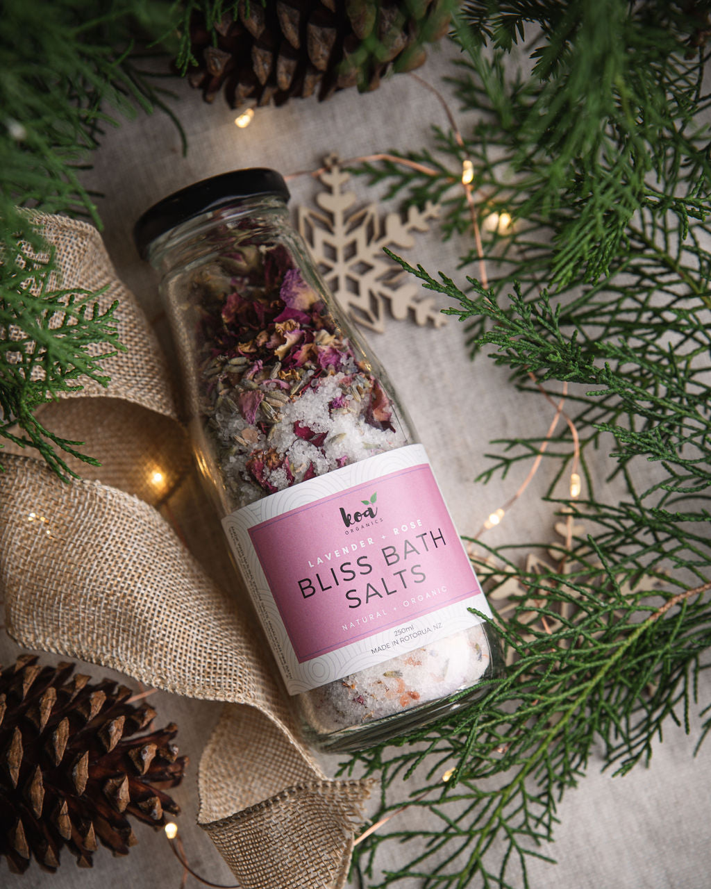 Bliss Bath Salts - Lavender and Rose 250ml